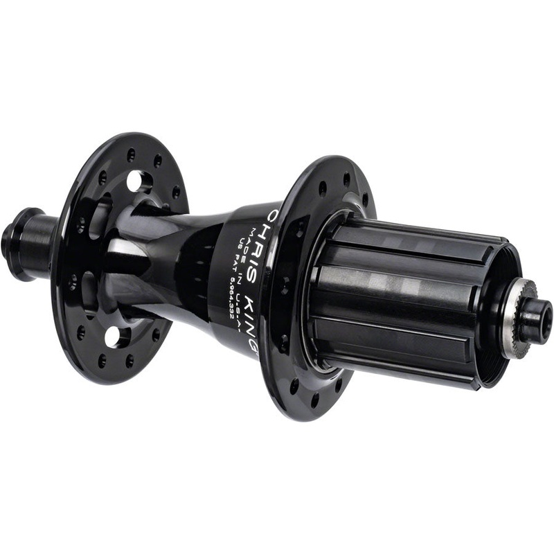 Chris King R45 Rear Hub – QR x 130mm Rim Brake HG 11 Road Black 28H