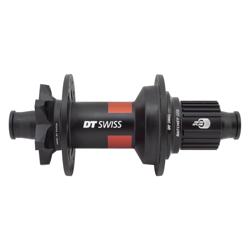 DT Swiss 240 DEG Rear Hub – 12 x 148mm 6-Bolt Micro Spline BLK/Red 28H 90pt