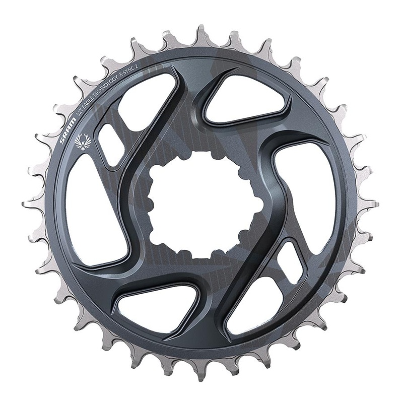 SRAM Eagle X-SYNC 2 Direct Mount Chainring – 34t Direct Mount 3mm Offset For Boost Lunar Grey