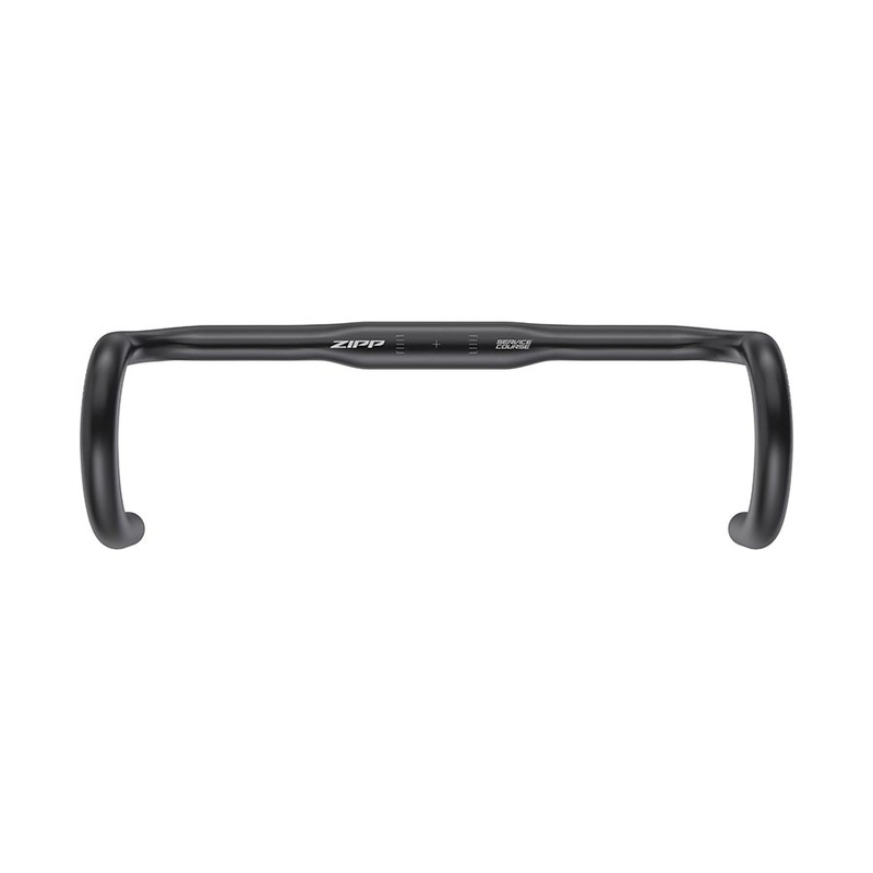Zipp Service Course 80 Ergo Drop Handlebar – Aluminum 31.8mm 38cm Bead Blast BLK A2