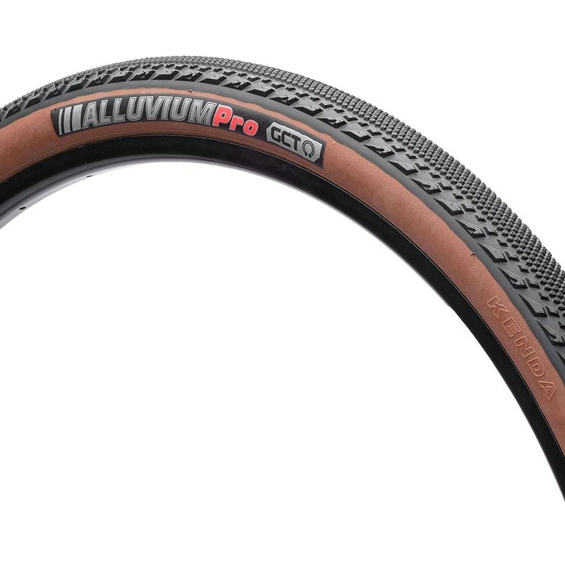 Kenda Alluvium Pro Tire – 700 x 40 Tubeless Folding Coffee Sidewall 120tpi GCT
