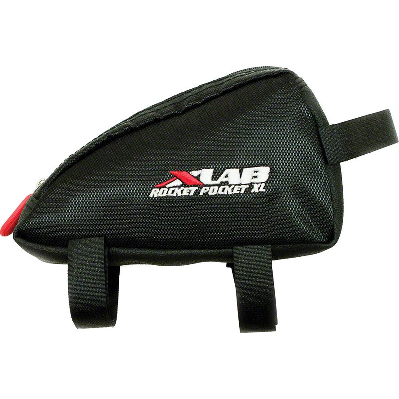 XLAB Rocket Pocket XL Top Tube/ Stem Bag: Black