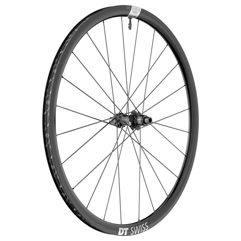 DT Swiss E 1800 Spline 30 Rear Wheel – 700c 12 x 142mm Center-Lock XDR Ratchet LN 18 BLK