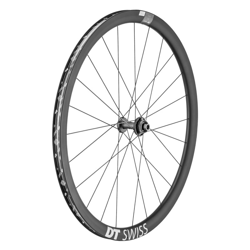 DT Swiss ERC 1400 DiCut 35 Front Wheel – 700c 12 x 100mm Center-Lock Black
