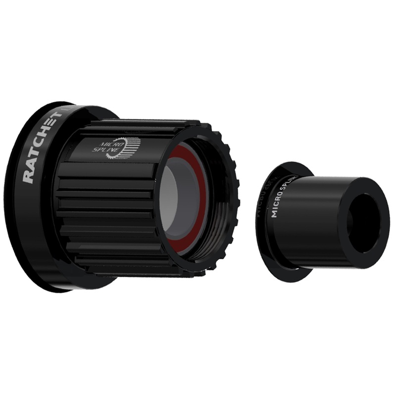 DT Swiss Ratchet LN Freehub Body – Shimano Micro Spline Standard Aluminum Sealed Bearing Kit w/ End Cap 12 x 142/148 mm