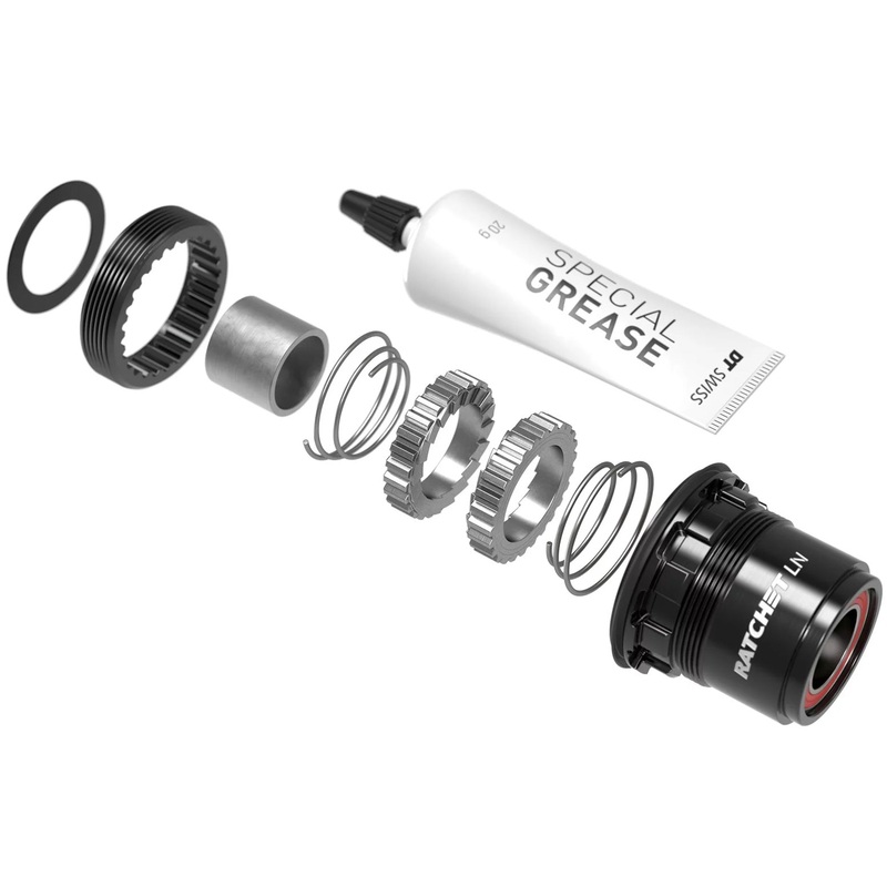 DT Swiss Ratchet LN Freehub Body Upgrade Kit – SRAM XDR Standard Aluminum Sealed Bearing 18T