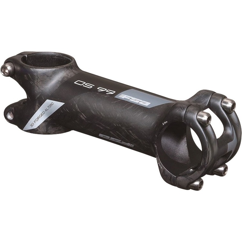 FSA OS-99 CSI Carbon Stem, 31.8 x +/-6 x 90 and 80 mm – Red, ST-OS-98CSI/UD {MY2014} 31.8mm x 80mm +/- 6