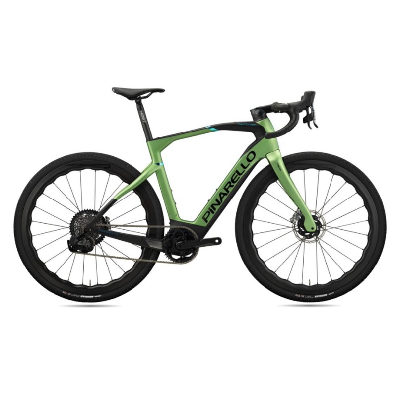 2024 Pinarello NYTRO Gravel E9 Red AXS 1x Green Dust 46