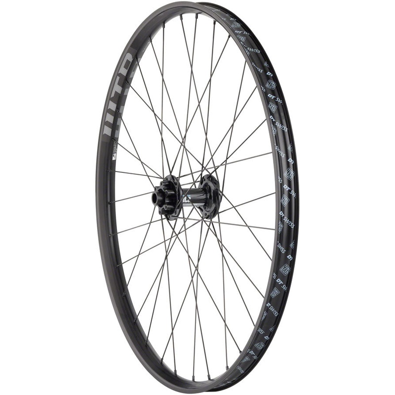 Quality Wheels DT 370 / WTB KOM i29 Front Wheel – 27.5″ 15 x 110mm 6-Bolt BLK