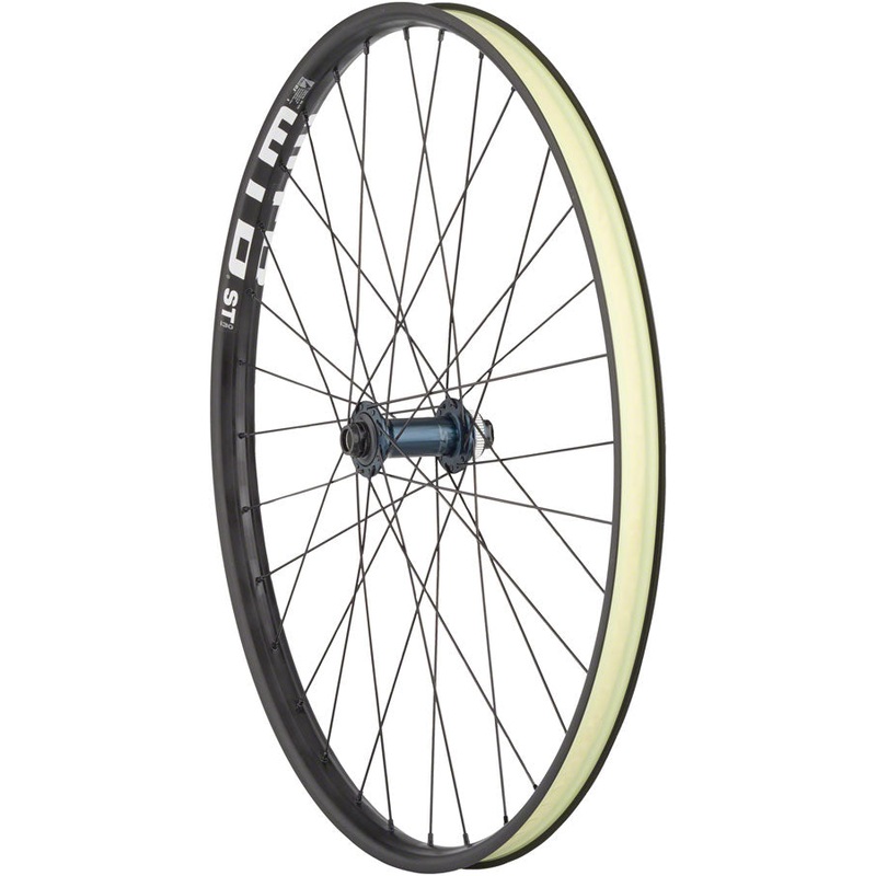 Quality Wheels Shimano SLX / WTB ST i30 Front Wheel – 27.5″ 15 x 110mm Center-Lock BLK
