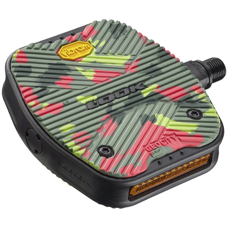LOOK Geo City Grip Pedals – Platform 9/16″ Camo