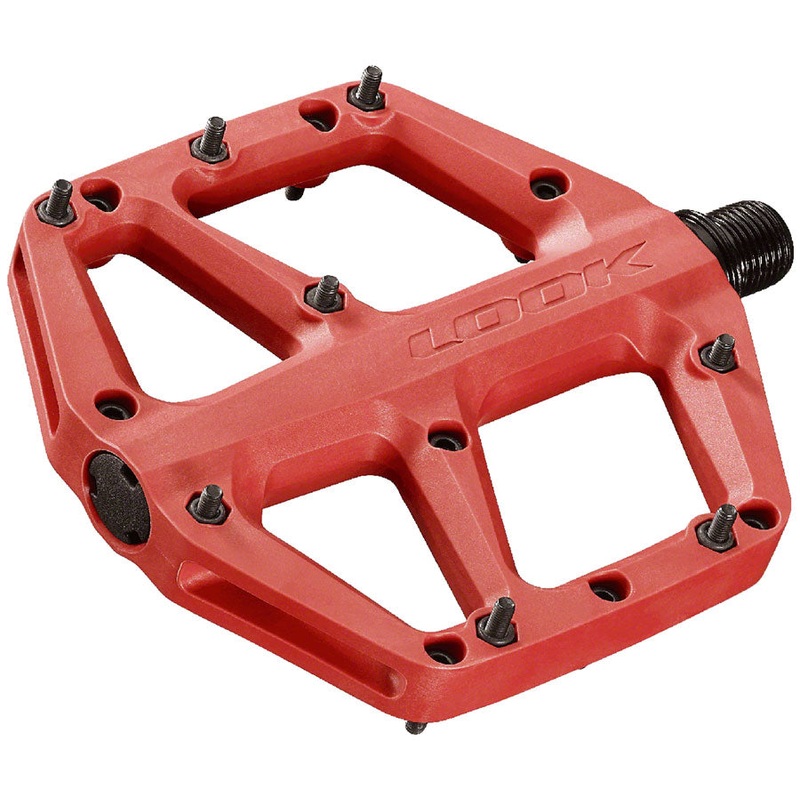 LOOK Trail Fusion Pedals – Platform 9/16″ Red