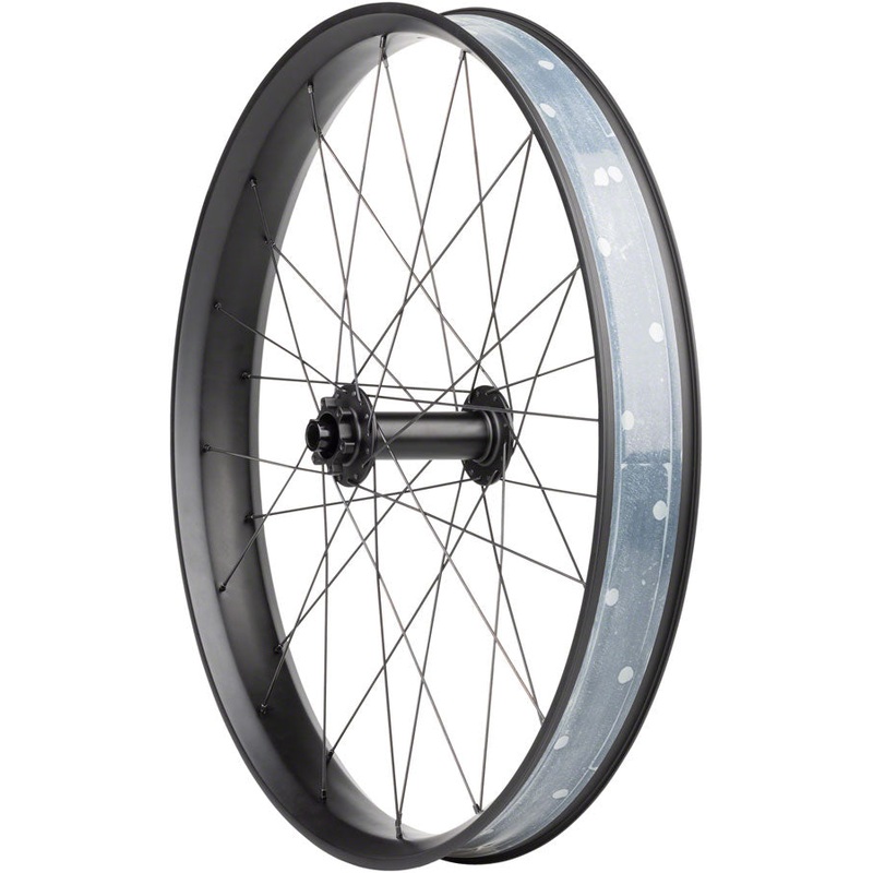 Quality Wheels Alex CF-1 Carbon Bear Pawl Front Wheel – 26″ Fat 15 x 150mm 6-Bolt BLK