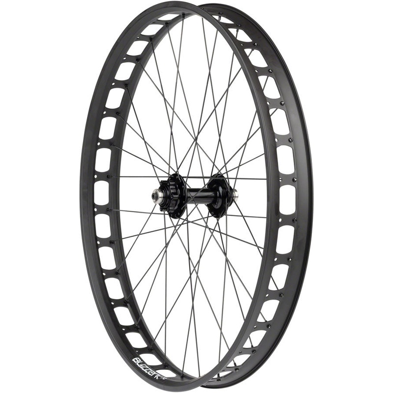 Quality Wheels Blizzerk Front Wheel – 26″ QR x 135mm Pugsley 6-Bolt 32H BLK