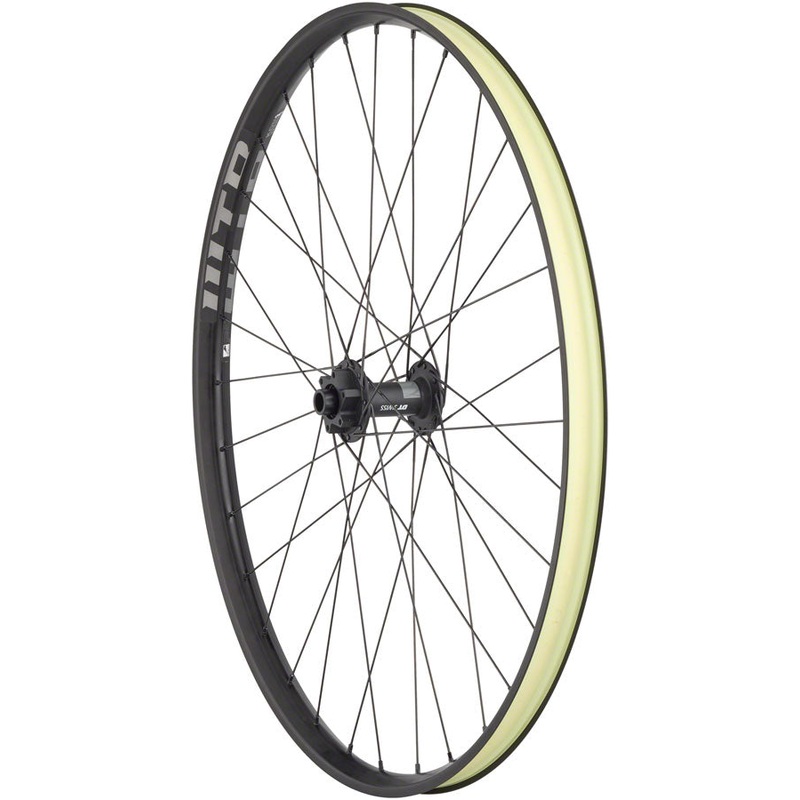 Quality Wheels DT 370 / WTB KOM i30 Front Wheel – 29″ 15 x 110mm 6-Bolt BLK