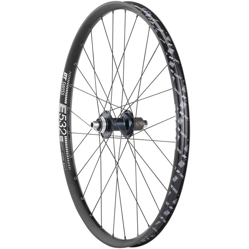 Quality Wheels Shimano SLX/DT E532 Rear Wheel – 27.5″ 12 x 148mm Center-Lock Micro Spline BLK