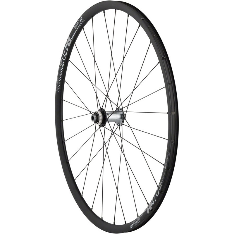 Quality Wheels Ultegra/DT R470db Front Wheel – 700 12 x 100mm Center-Lock BLK