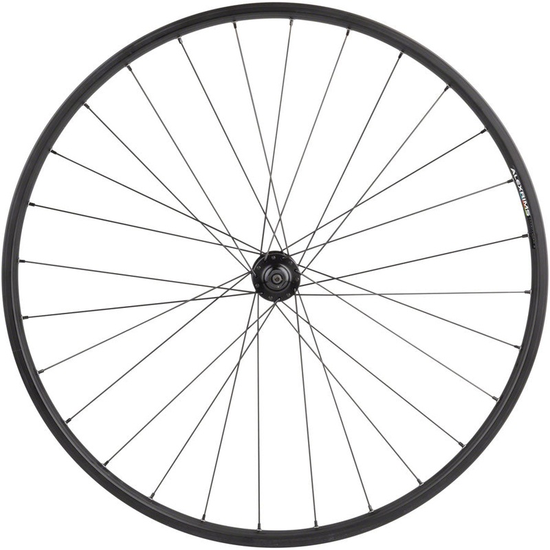 Quality Wheels Value Double Wall Series Disc Front Wheel – 650b QR x 100mm Center-Lock BLK