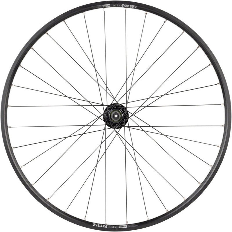 Quality Wheels Value Double Wall Series Disc Rear Wheel – 27.5″ QR x 135mm 6-Bolt/Rim HG BLK