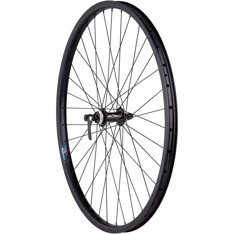 Quality Wheels Value HD Series Disc Front Wheel – 700 QR x 100mm Center-Lock BLK