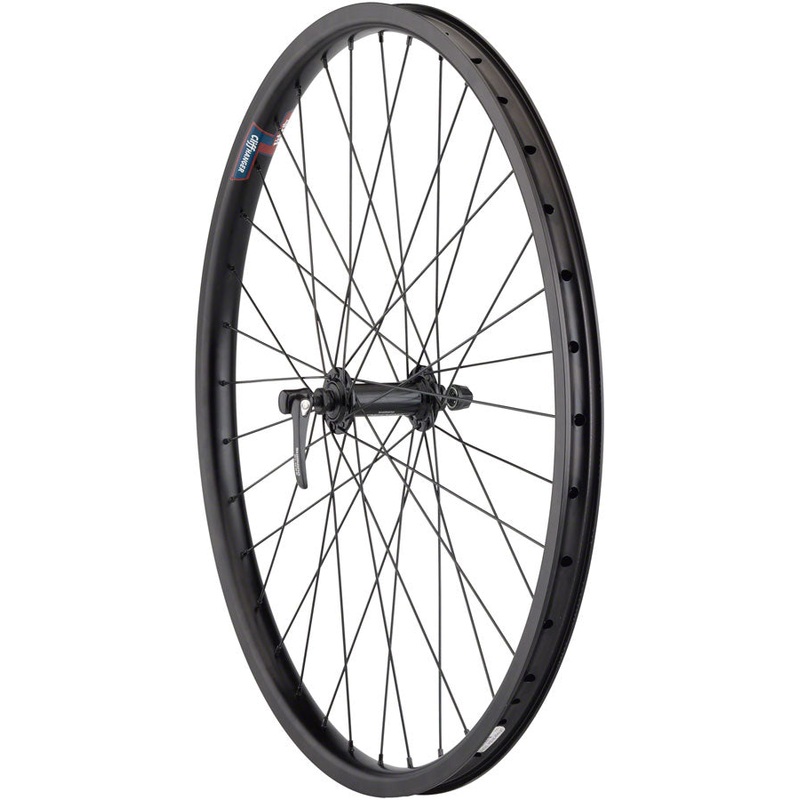 Quality Wheels Value HD Series Front Wheel – 26″ QR x 100mm Rim Brake Black
