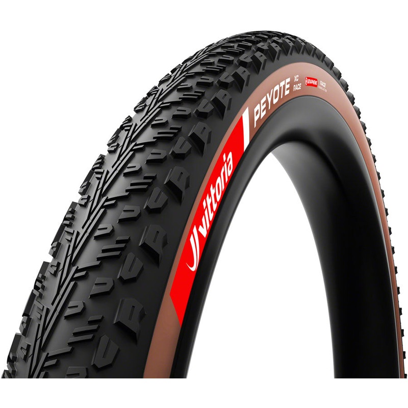 Vittoria Peyote XC Race Tire – 29 x 2.4 Tubeless Folding Brown Graphene + Silica G2.0