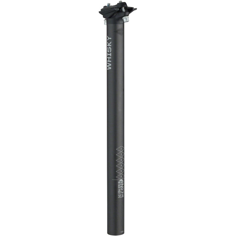 WHISKY No.7 Carbon Seatpost – 31.6 x 400mm 0mm Offset Matte Carbon