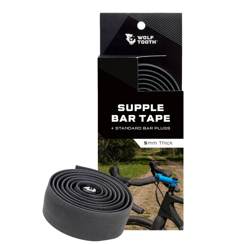 Wolf Tooth Supple Lite Bar Tape – Black