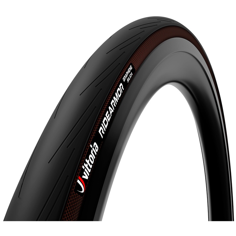 Vittoria Ride Armor Tire – 700 x 26 Tubeless Folding BLK Graphene + Silica G2.0