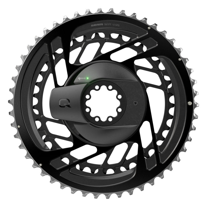 SRAM Force AXS 2x Power Meter Chainring Kit – 50/37t 2×12-Speed 8-Bolt Direct Mount BLK D2