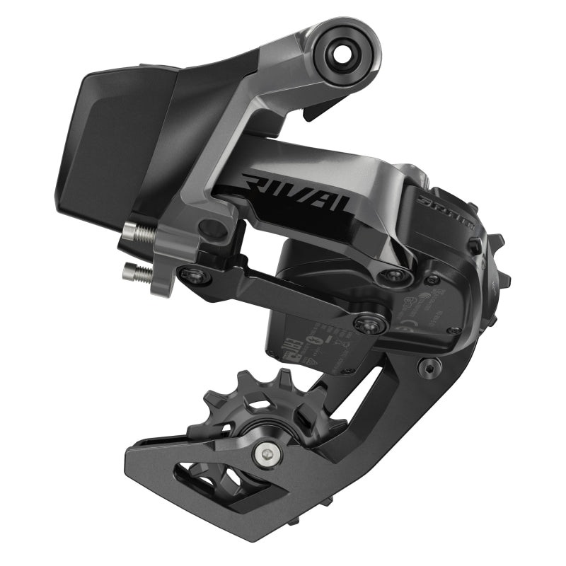 SRAM Rival eTap AXS Rear Derailleur – 12-Speed Medium Cage Battery Sold Separately BLK D1