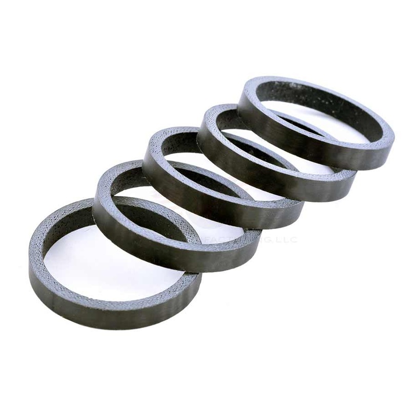 Wheels Manufacturing Carbon Headset Spacer – 1-1/8″ 5mm Matte 5-pack