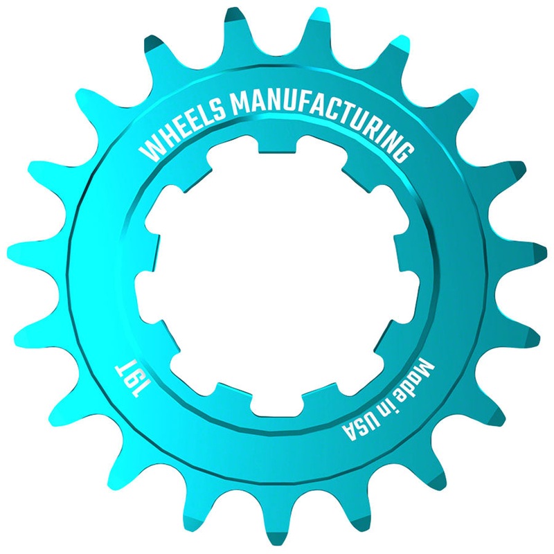 Wheels Manufacturing SOLO-SPEED Cog – 19t Fits SOLO-SPLINE SOLO-XD kits Teal