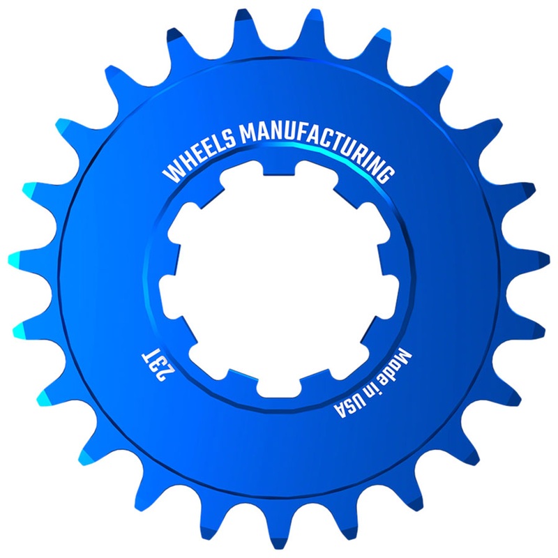 Wheels Manufacturing SOLO-SPEED Cog – 23t Fits SOLO-SPLINE SOLO-XD kits Blue