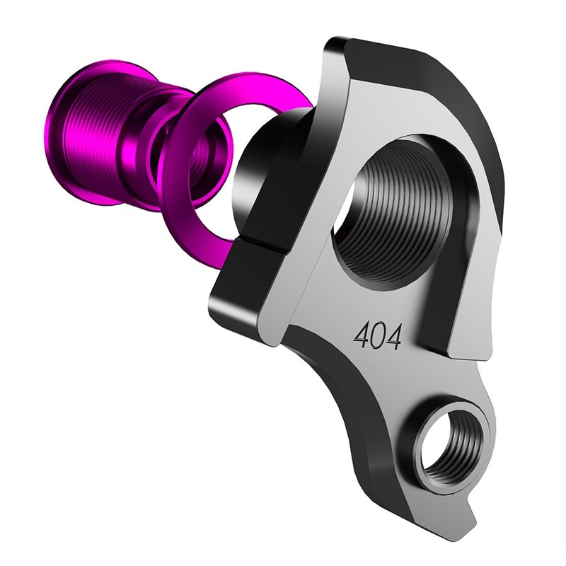 Wheels Manufacturing Universal Derailleur Hanger – 404-7 For Frames designed to accept SRAM UDH BLK/Purple