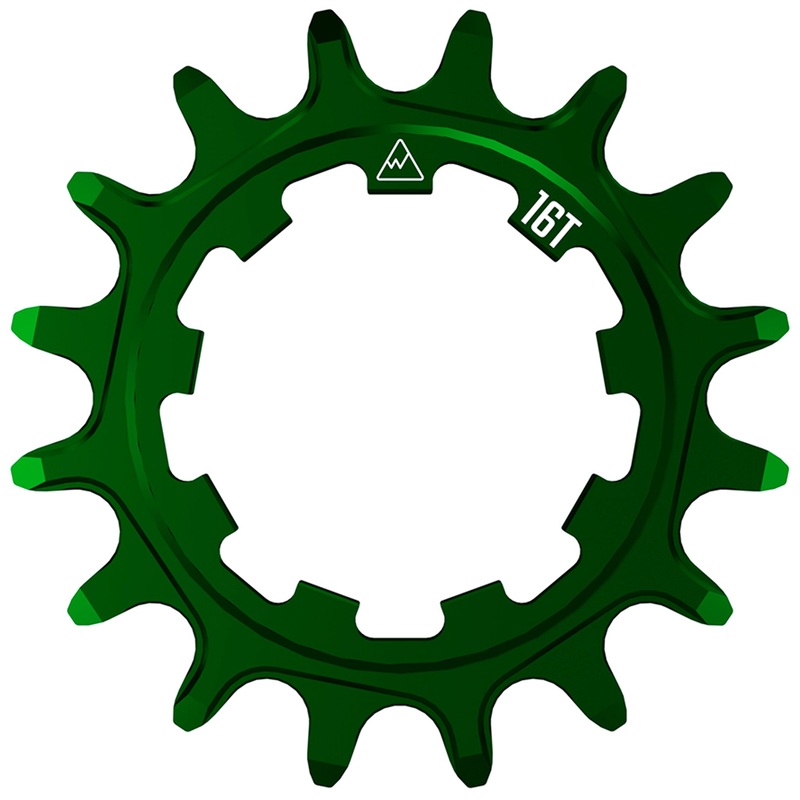 Wheels Manufacturing SOLO-SPEED Cog – 16t Fits SOLO-SPLINE SOLO-XD kits Green