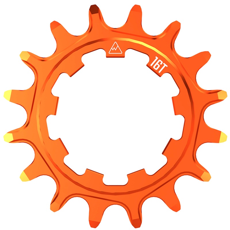 Wheels Manufacturing SOLO-SPEED Cog – 16t Fits SOLO-SPLINE SOLO-XD kits Orange