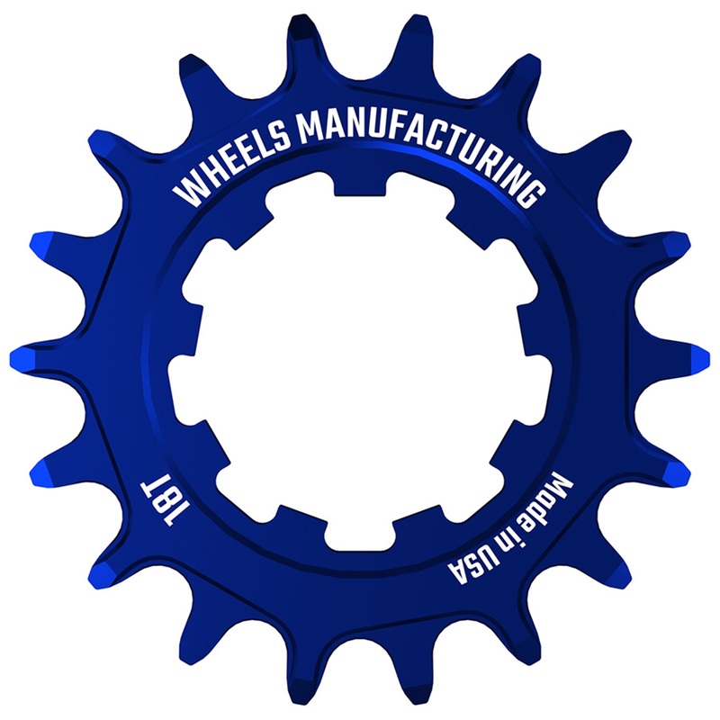 Wheels Manufacturing SOLO-SPEED Cog – 18t Fits SOLO-SPLINE SOLO-XD kits Blue