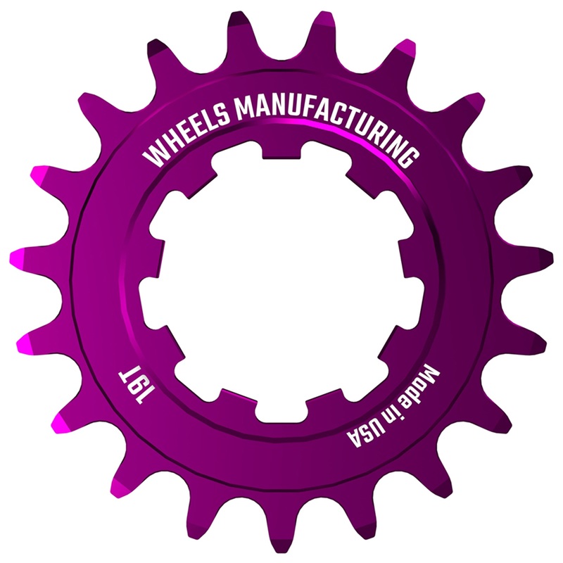 Wheels Manufacturing SOLO-SPEED Cog – 19t Fits SOLO-SPLINE SOLO-XD kits Purple