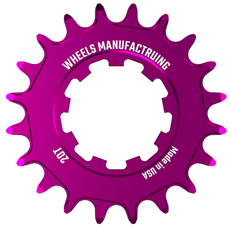 Wheels Manufacturing SOLO-SPEED Cog – 20t Fits SOLO-SPLINE SOLO-XD kits Purple