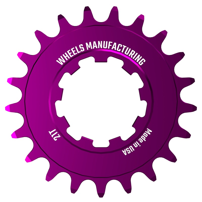 Wheels Manufacturing SOLO-SPEED Cog – 21t Fits SOLO-SPLINE SOLO-XD kits Purple