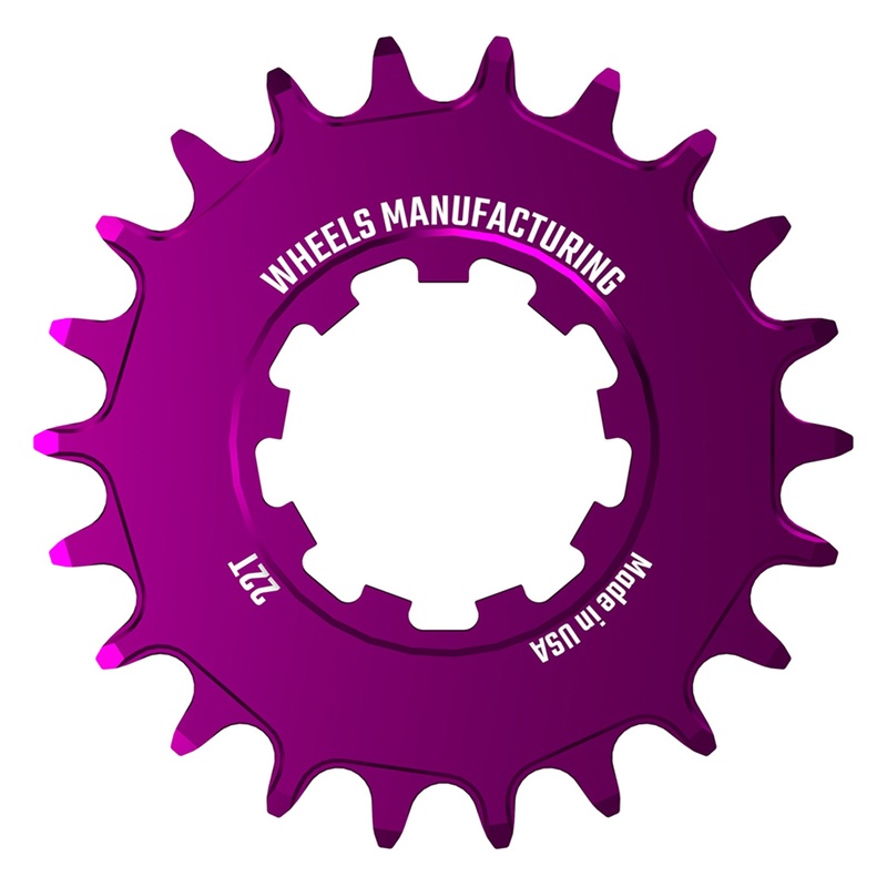 Wheels Manufacturing SOLO-SPEED Cog – 22t Fits SOLO-SPLINE SOLO-XD kits Purple
