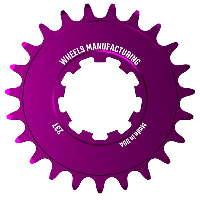 Wheels Manufacturing SOLO-SPEED Cog – 23t Fits SOLO-SPLINE SOLO-XD kits Purple