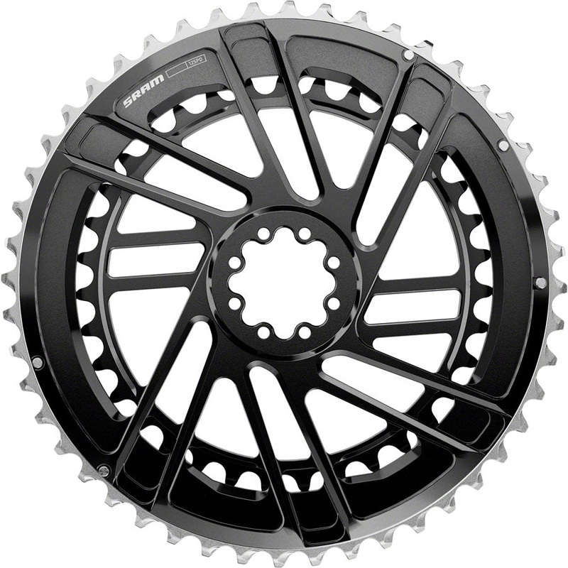 SRAM Force 2x Chainring Kit – 46/33t 2×12-Speed 8-Bolt Direct Mount Black E1