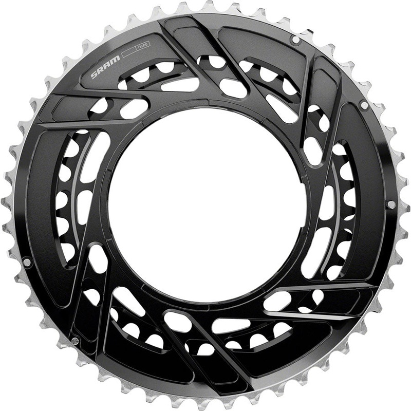 SRAM Force 2x Thread Mount Chainring – 50/37t 12-Speed Thread Mount For Force E1 AXS PM Spider BLK E1