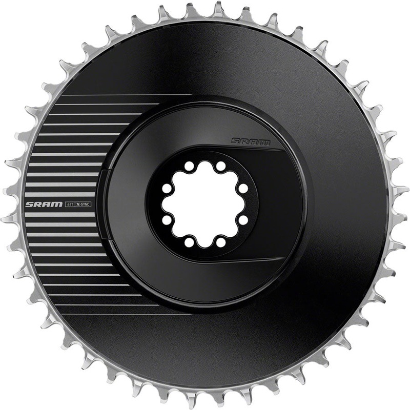 SRAM RED Aero X-Sync Direct Mount Chainring – 44t 12-Speed 8-Bolt Direct Mount 6.5mm Offet BLK E1
