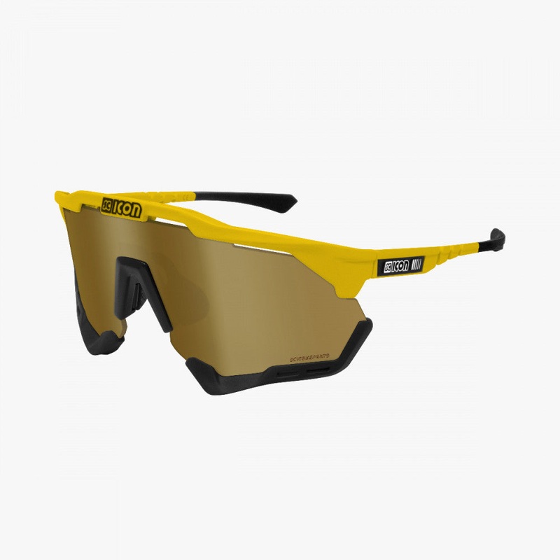 SCICON AEROSHADE XL Yellow Gloss / Multimirror Bronze