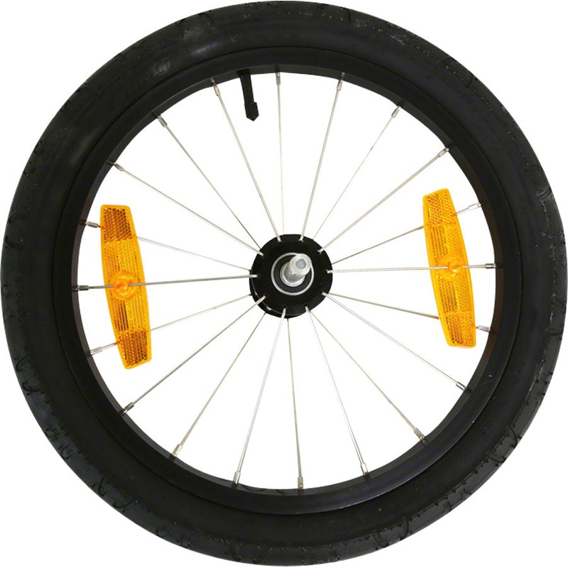 Burley Replacement Wheel: 16″ Alloy Push Button Axle