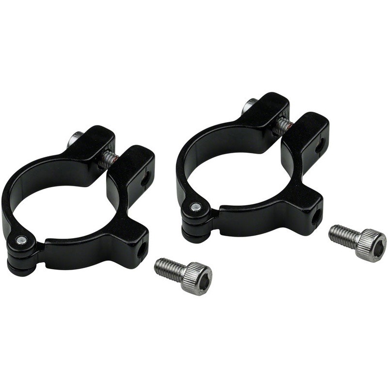 Velo Orange Hinged Water Bottle Cage Clamps – 31.8mm Black