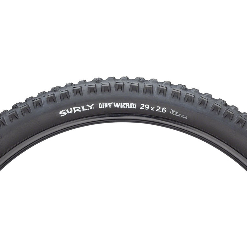 Surly Dirt Wizard Tire – 29 x 2.6 Tubless Folding Black 60tpi